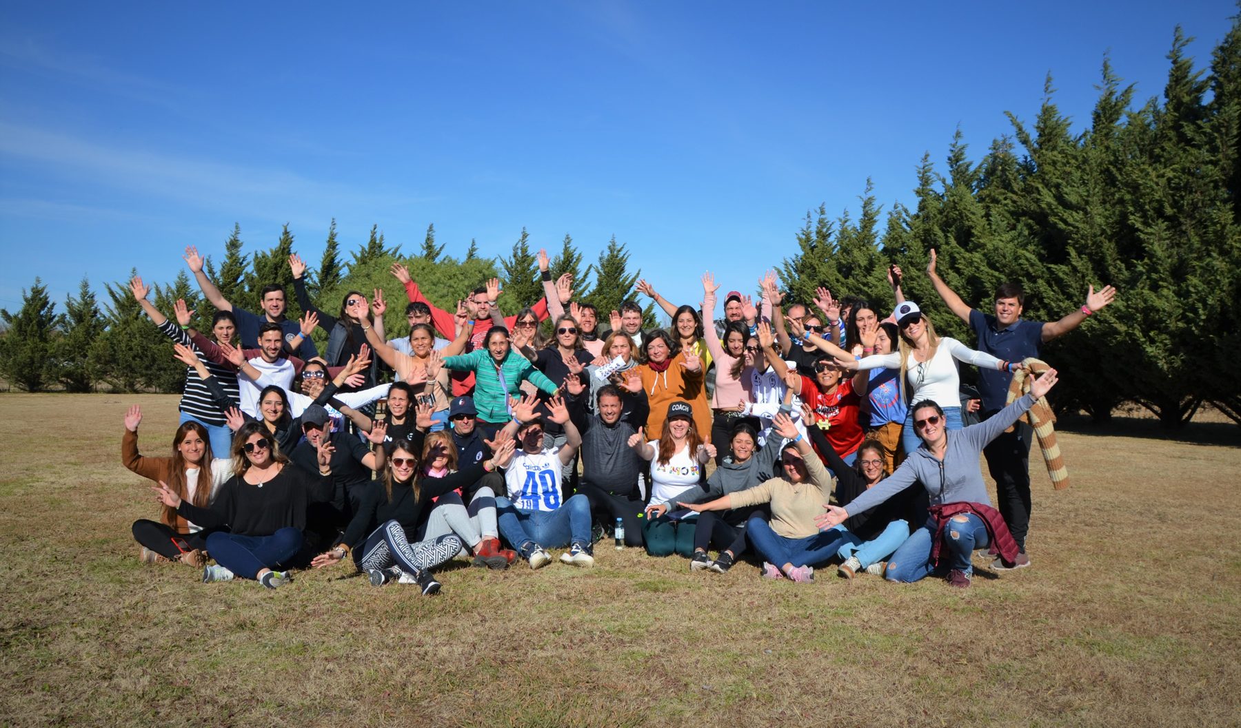 La comunidad de estudiantes de ECOA en un encuentro de formación